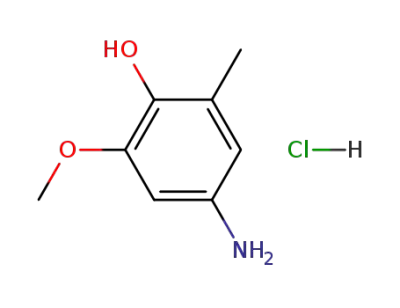4-amino-2-methoxy-6-methyl-phenol; hydrochloride