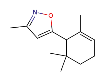 3-methyl-5-[2,6,6-trimethyl-cyclohex-2-en-1-yl]-isoxazole